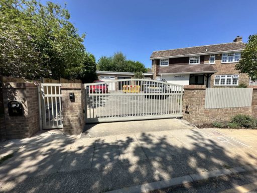 Automated gate with pedestrian access
