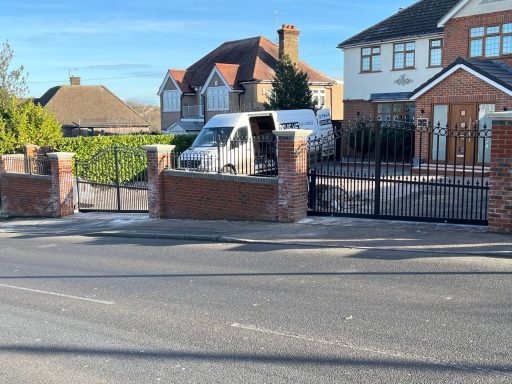 Steel driveway Automated gates